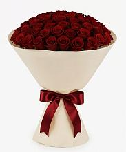 Букет 101 Бордовая роза Блэк Бакарра в Солослово