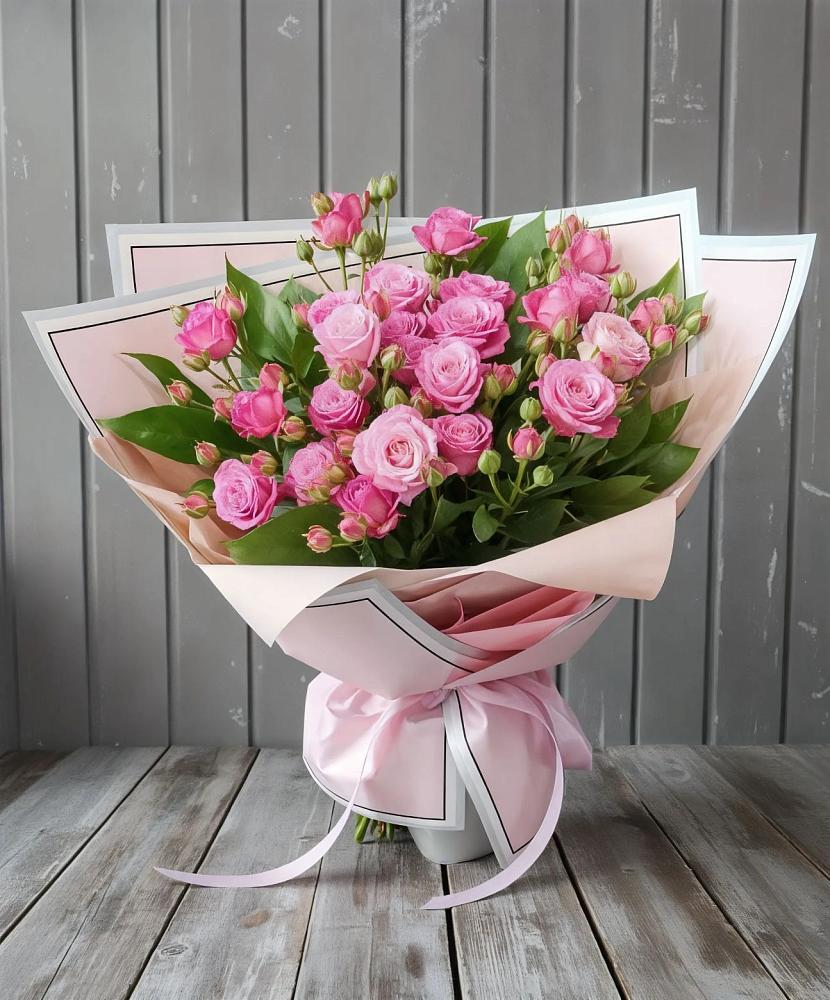 Букет Розовый кустик в Солослово