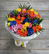 Букет цветов из:  Розы и Хризантемы в Солослово
